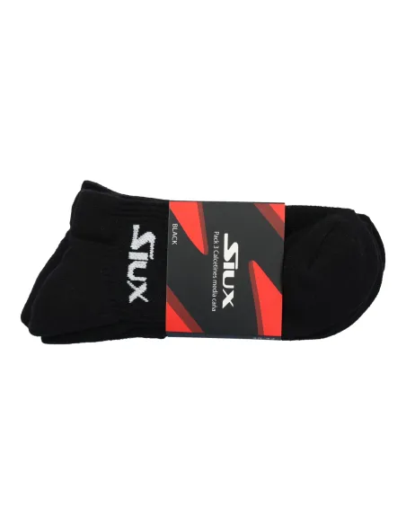 Pack 3 Socken Siux Schwarz Dhaka Mittelhoch